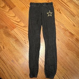 Super cozy vintage Havana sweatpants w/star detail sz small 7/8
